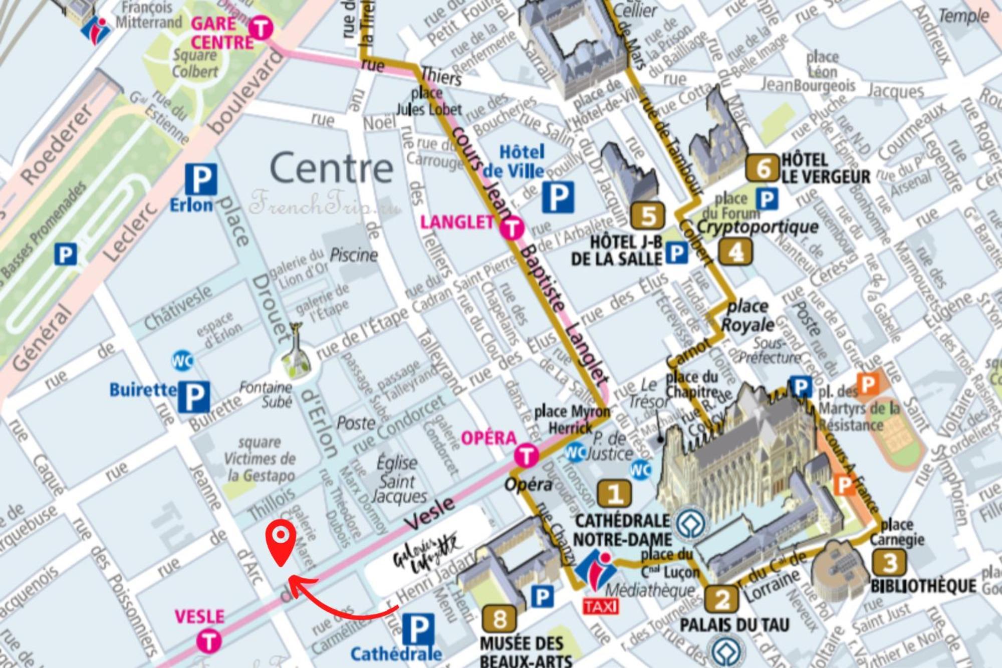 Refuge Urbain - Ideal Pro, Familles & Amis - Le Calme En Hypercentre - Wifi Haut Debit - Netflix - Machine A Laver - Gare, Cathedrale, Commerces, Restaurants & Transports En Commun A Moins De 10 Minutes A Pied Reims Exterior foto